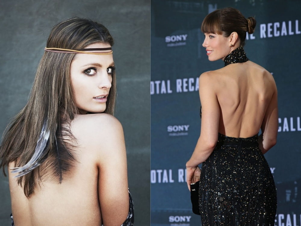 Which one would you fuck Stana Katic or Jessica Biel #104705519