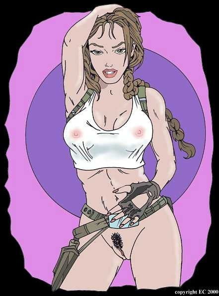 Lara Croft cartoon #91712912