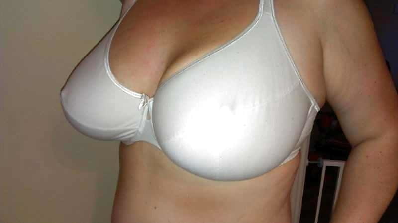White Bra Fetish - Busty matures in white bra #91626578