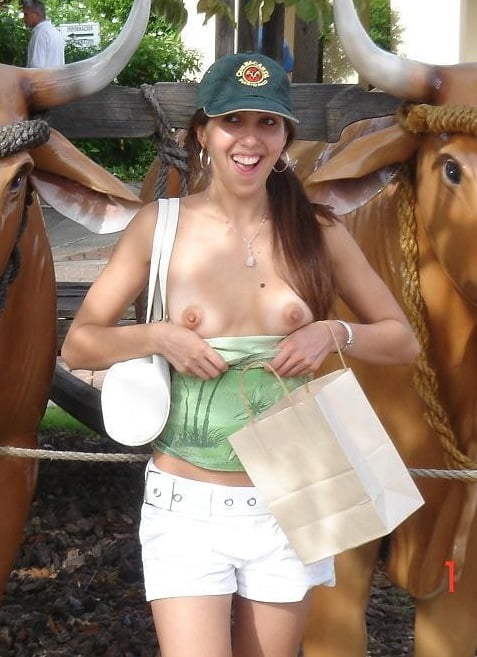 ladies out and about show their bits and bobs #95445940