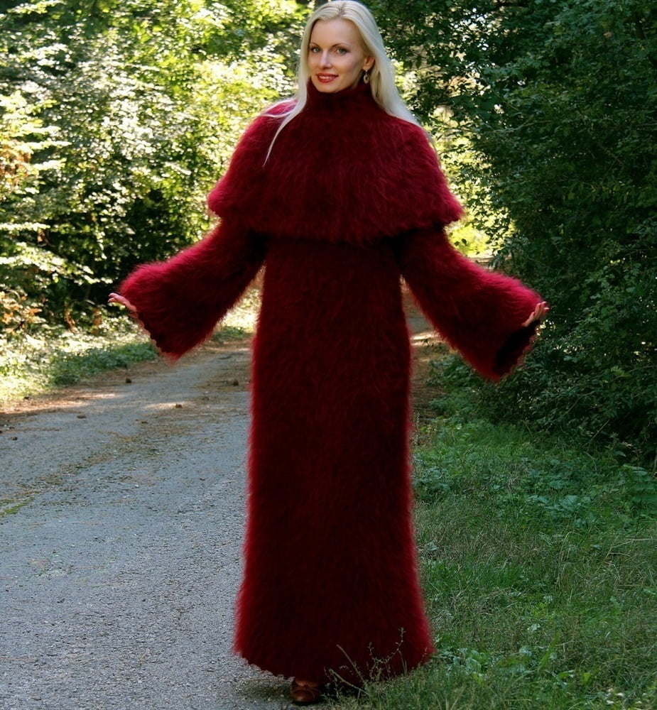 Tanya - lange Mohair Pullover Kleid
 #90977502
