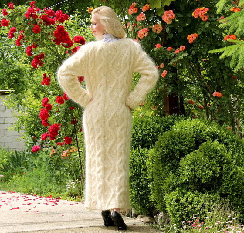 Tanya - lange Mohair Pullover Kleid
 #90977554