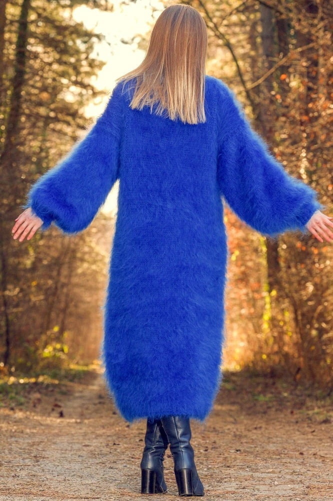 Tanya - vestido largo suéter de mohair
 #90977601