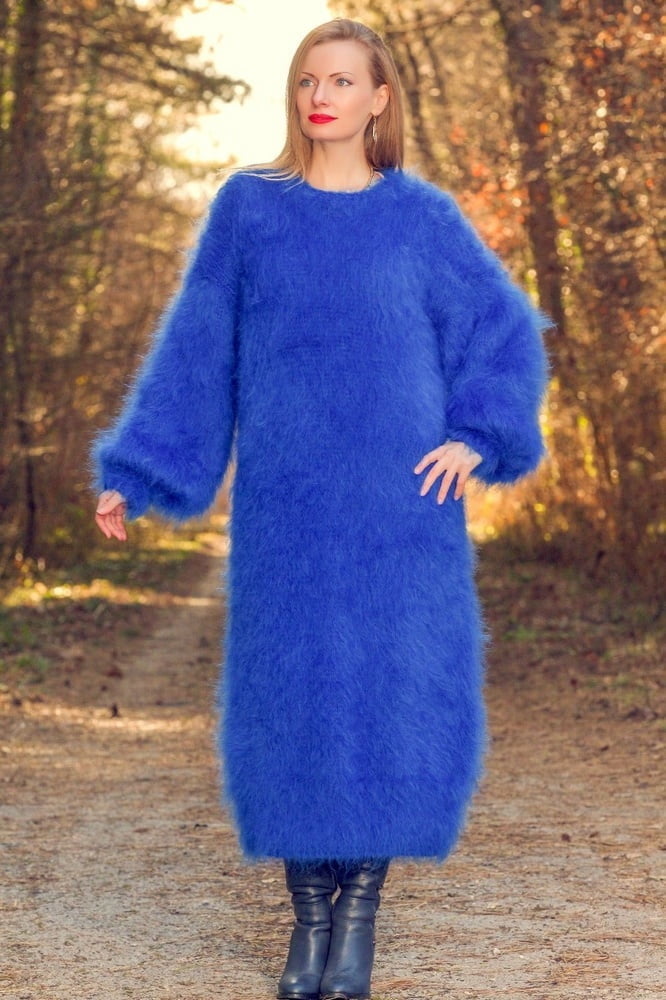 Tanya - lange Mohair Pullover Kleid
 #90977608