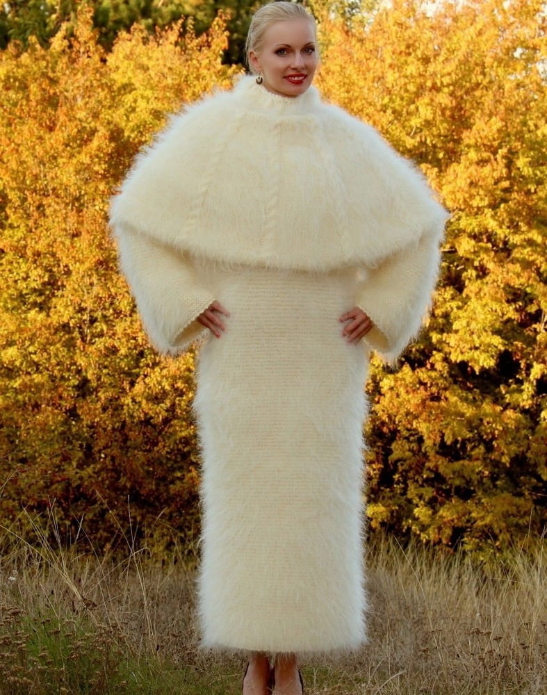 Tanya - vestido largo suéter de mohair
 #90977611