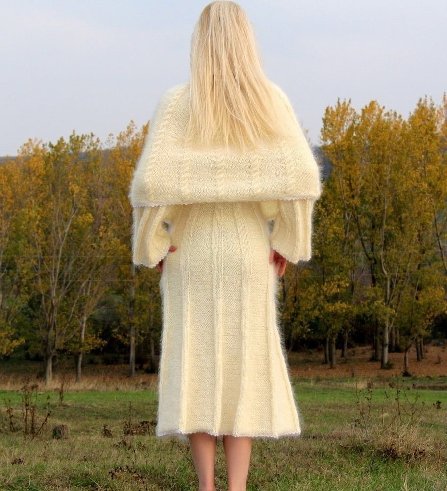 Tanya - vestido largo suéter de mohair
 #90977623