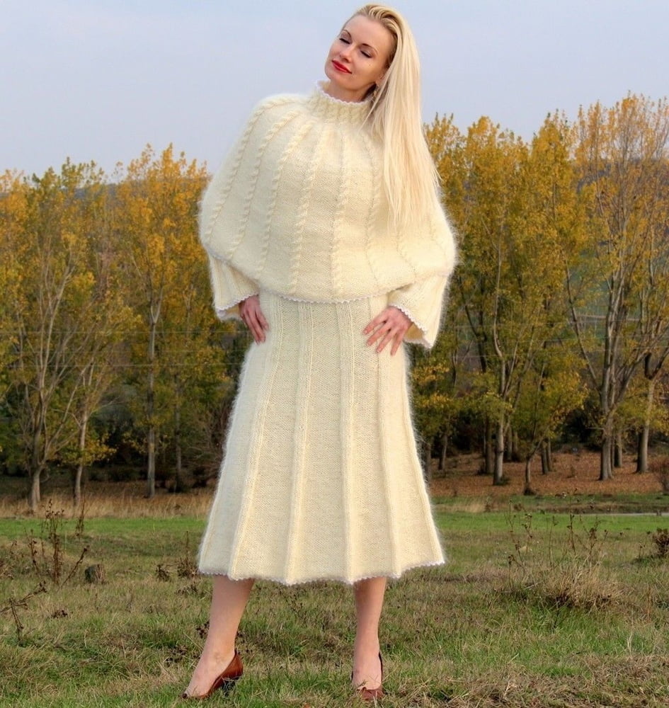 Tanya - long mohair sweater dress #90977625