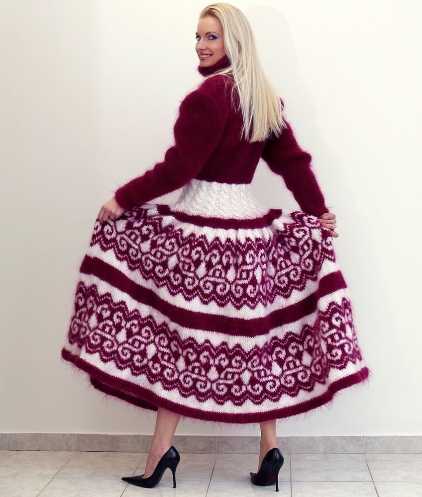 Tanya - vestido largo suéter de mohair
 #90977682