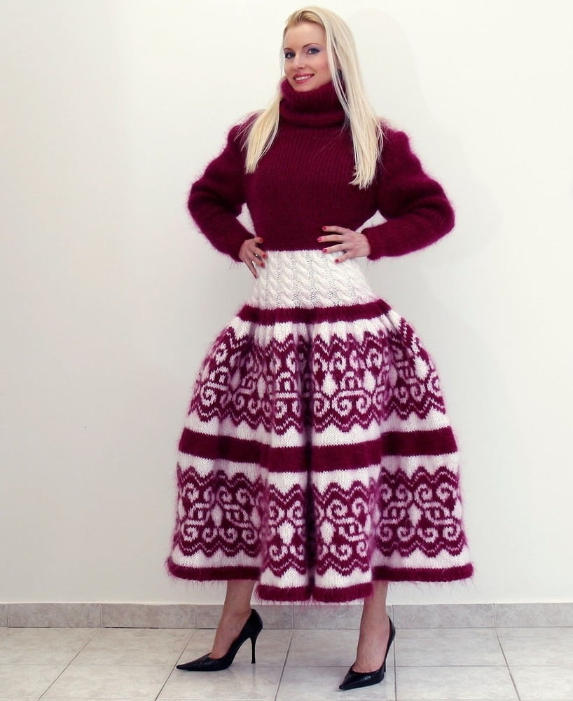 Tanya - vestido largo suéter de mohair
 #90977685