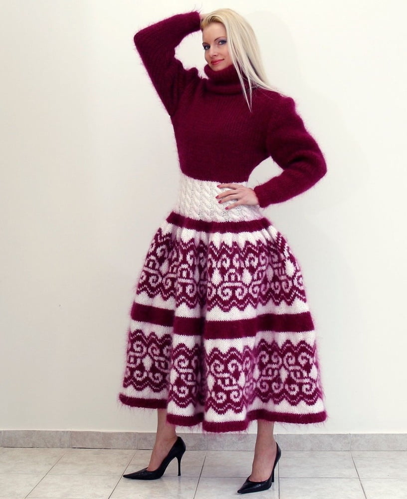 Tanya - vestido largo suéter de mohair
 #90977691