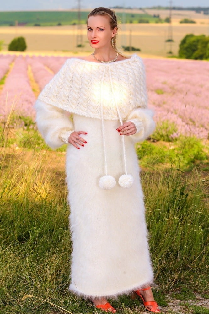 Tanya - long mohair sweater dress #90977714