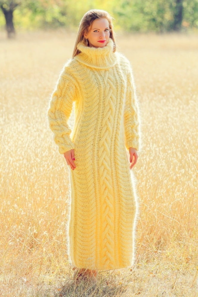 Tanya - long mohair sweater dress #90977752