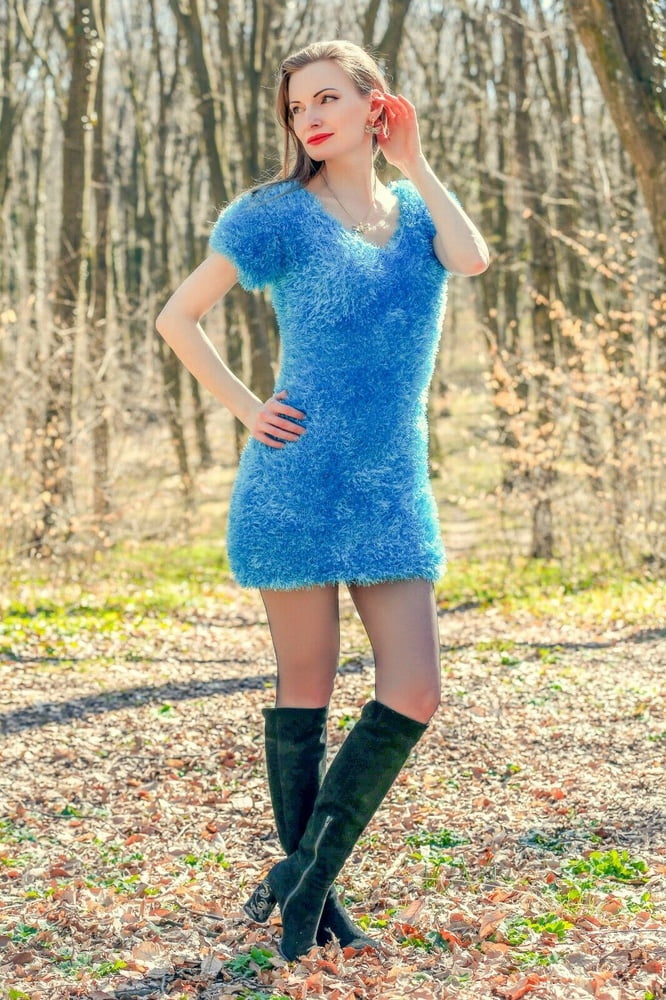 Tanya - long mohair sweater dress #90977866