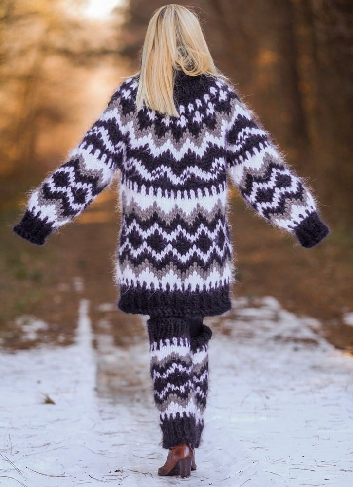 Tanya - long mohair sweater dress #90977971