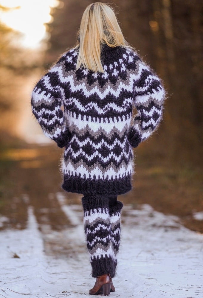 Tanya - long mohair sweater dress #90977974