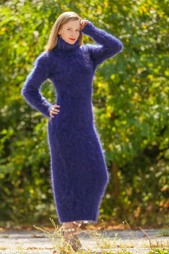 Tanya - long mohair sweater dress #90978096