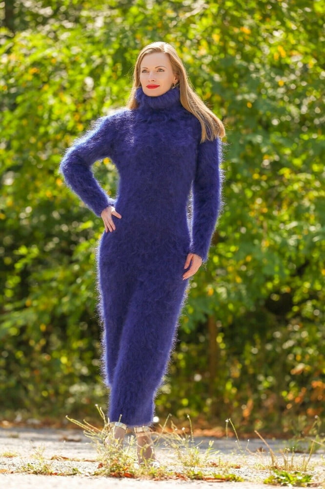 Tanya - long mohair sweater dress #90978102