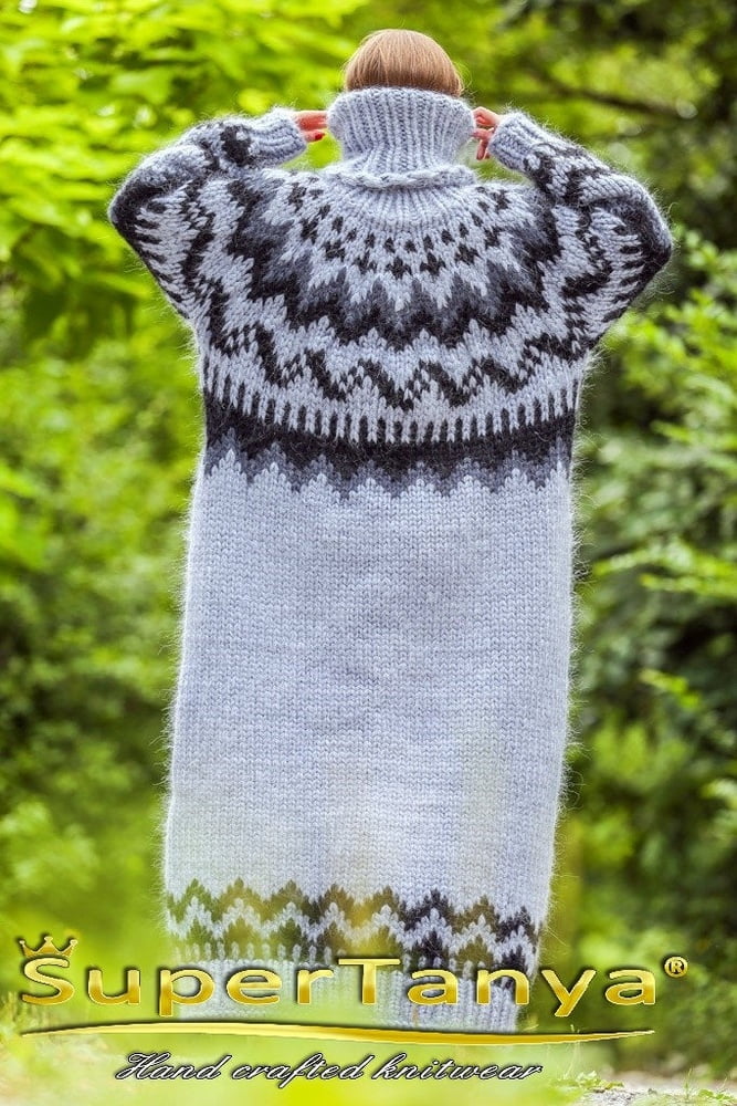 Tanya - vestido largo suéter de mohair
 #90978111