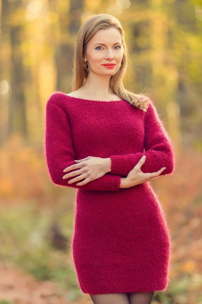 Tanya - long mohair sweater dress #90978128