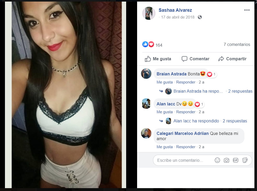 Sasha alvarez sexy perra culona argentina (facebook)
 #80489884