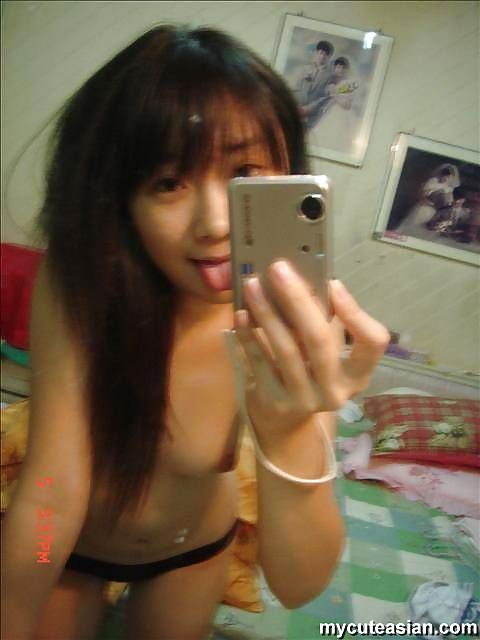 Selfmade pics of hot Asian naked at home #106667629
