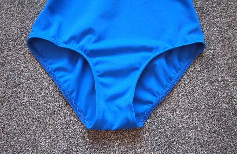 Mid 1980s M&amp;S blue swimsuit #102723820