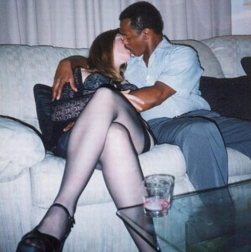 White Wives Kissing Black Guys #104487794