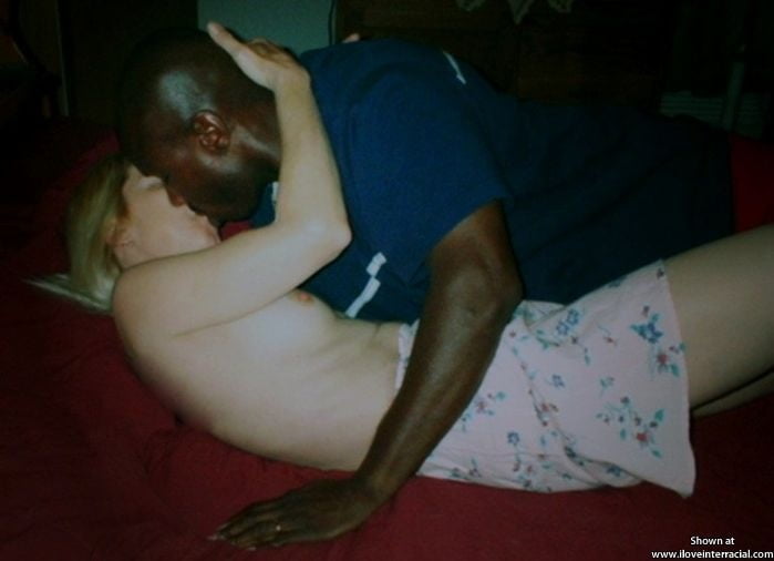 White Wives Kissing Black Guys #104487847