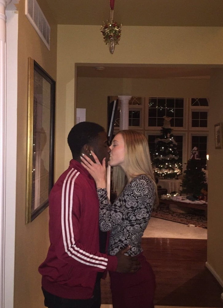 White Wives Kissing Black Guys #104487958