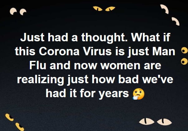 Der verdammte Corona-Virus ist eine echte Schlampe!!!
 #102880851