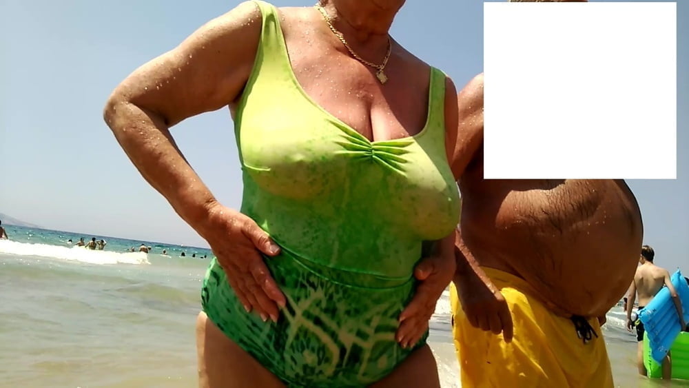 Granny big boobs beach 2 #102147202