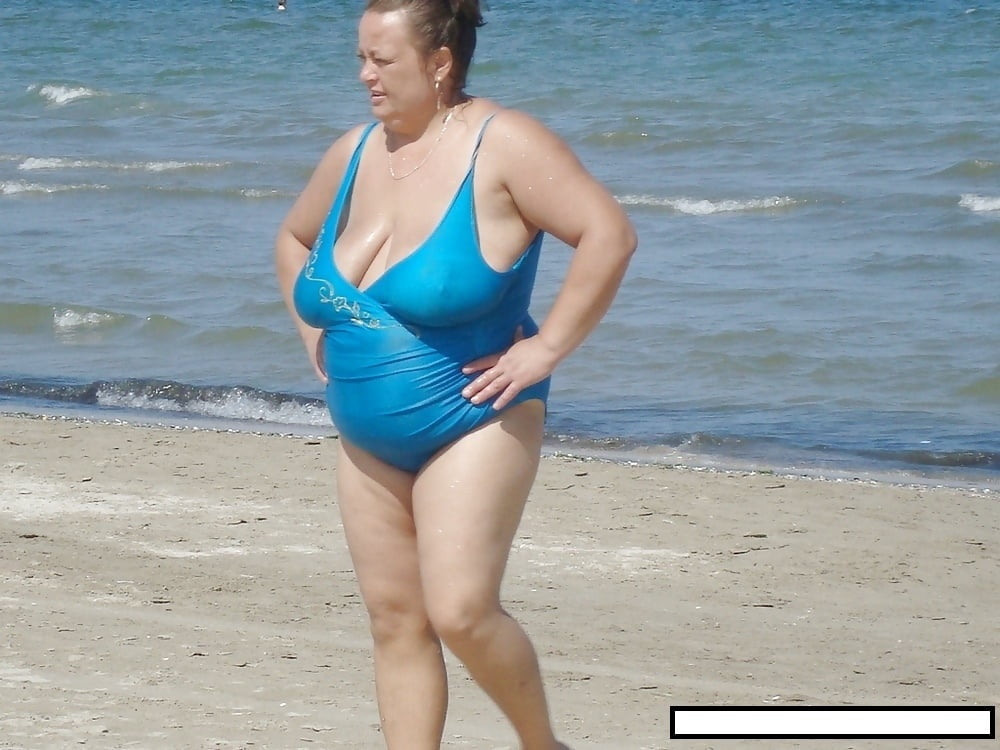 Granny big boobs beach 2 #102147244