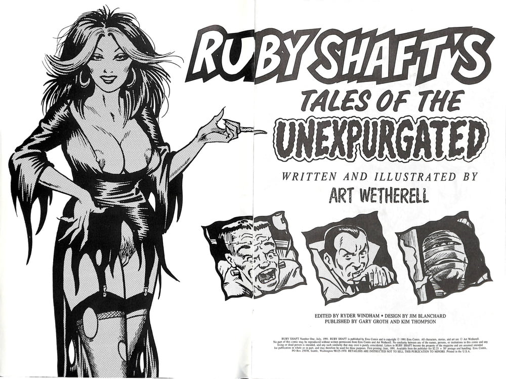 Art wetherell - ruby shaft's tales of the unexpurgated 1 (en anglais)
 #90836455