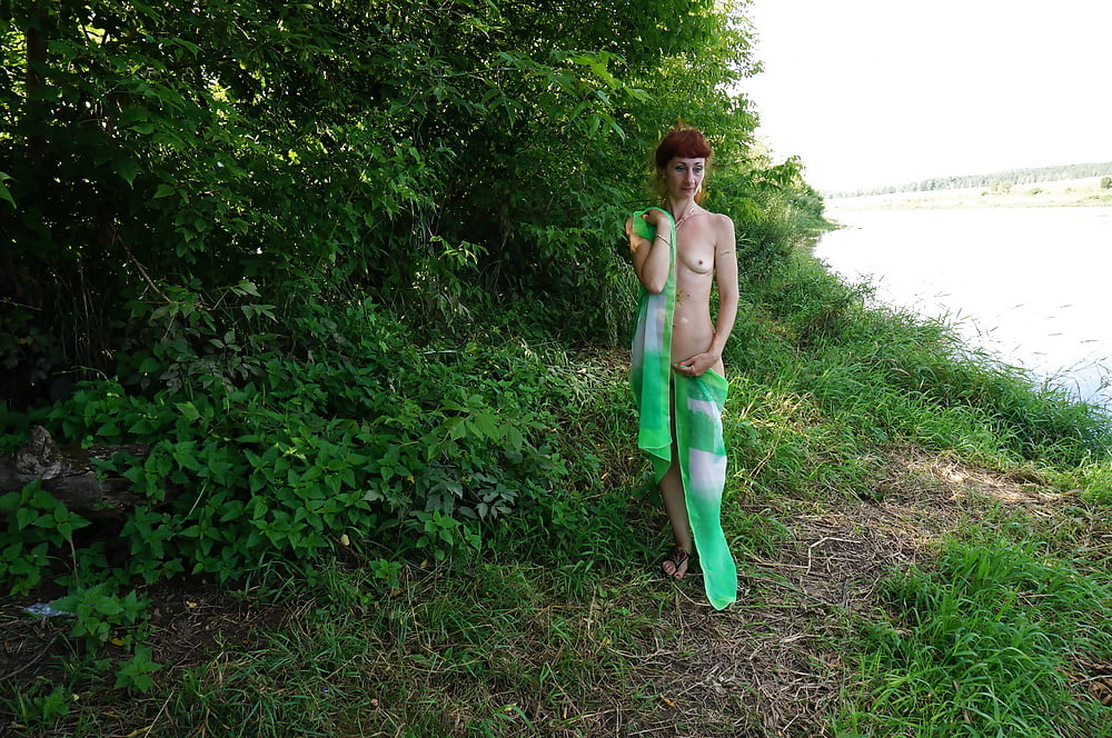 Green Shawl Volga-river #107246077