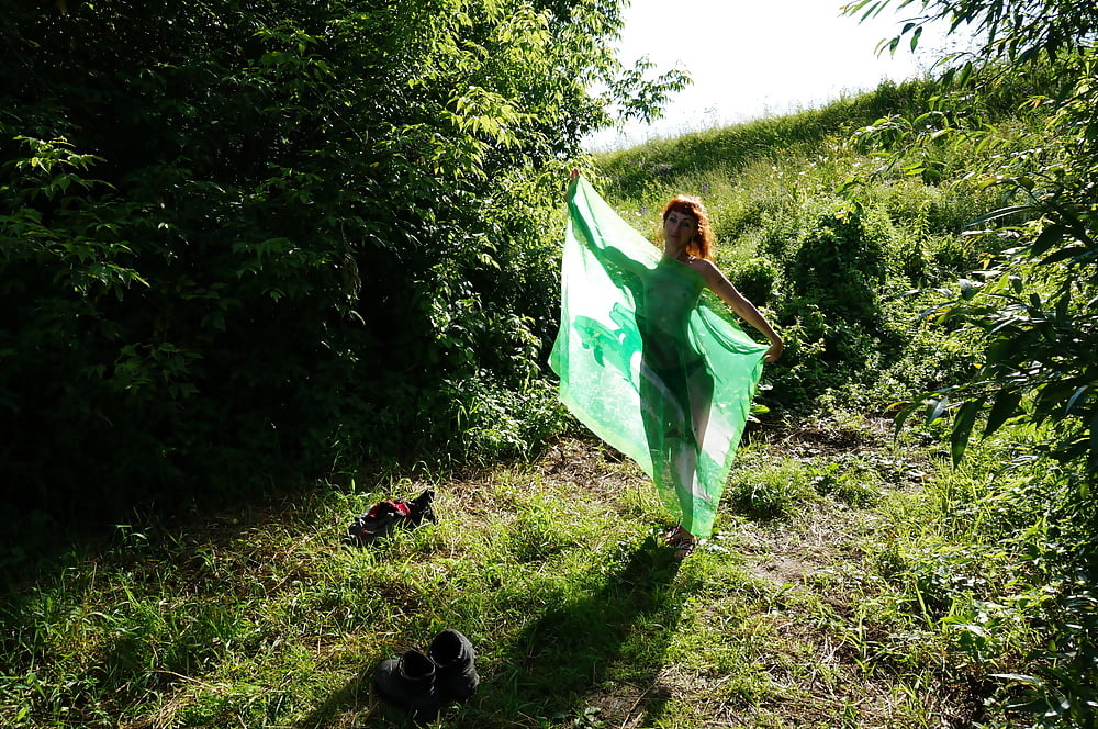 Green Shawl Volga-river #107246080