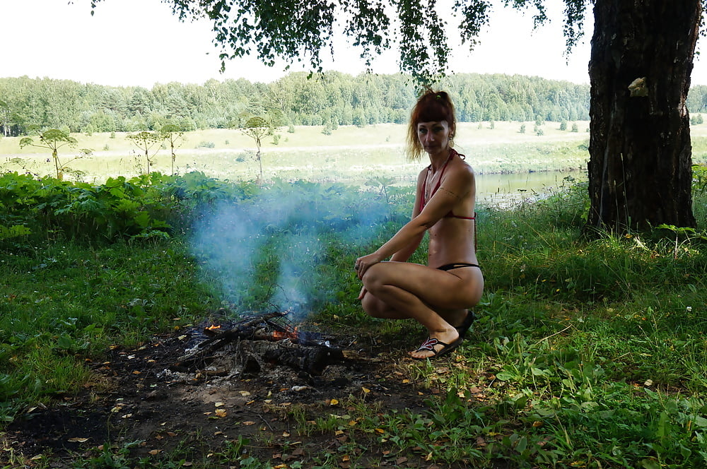 Green Shawl Volga-river #107246094