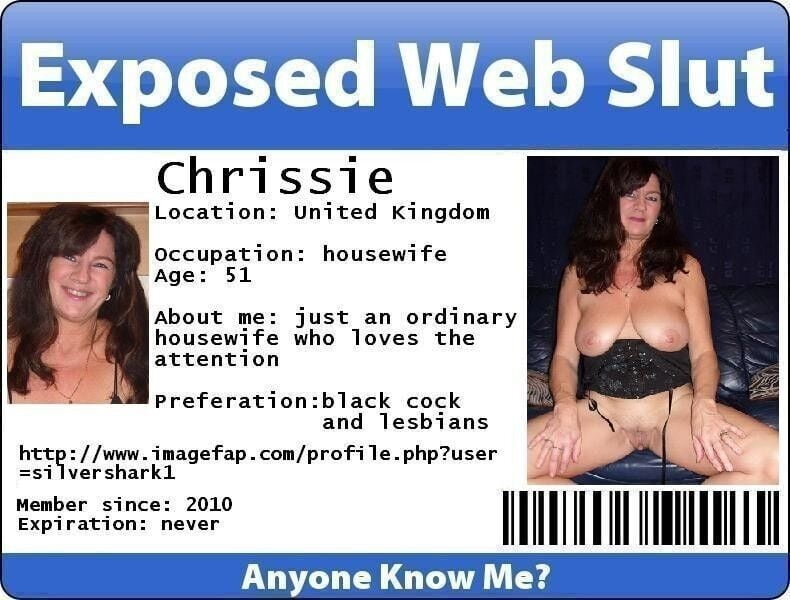Chrissie puttana e casalinga
 #82631075