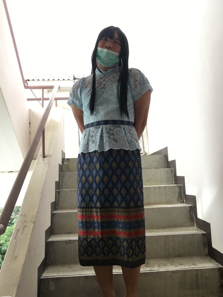 Dress Thai set  light blue #106888636
