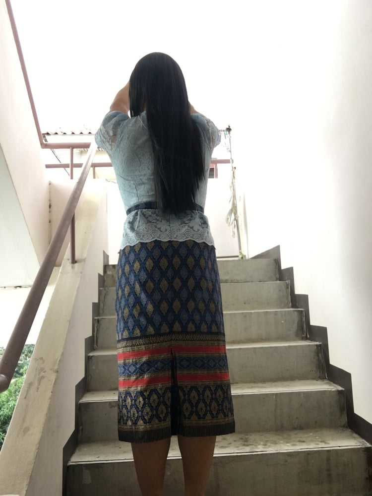 Dress Thai set  light blue #106888645
