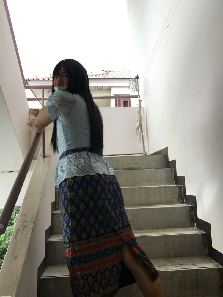Dress Thai set  light blue #106888646
