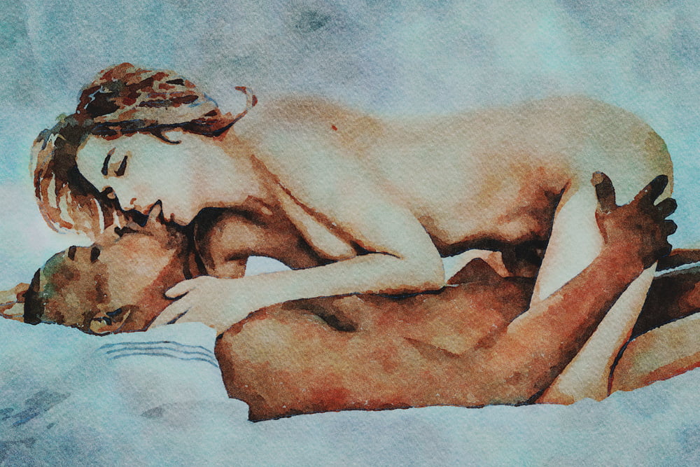 Erotic Digital Watercolor 59 #100194298