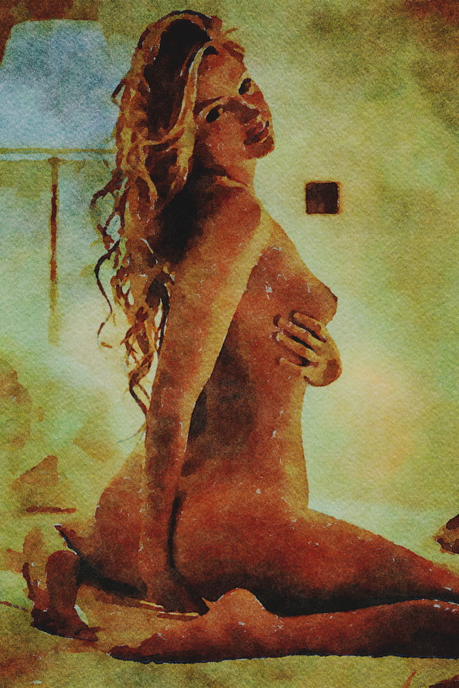 Erotic Digital Watercolor 59 #100194362