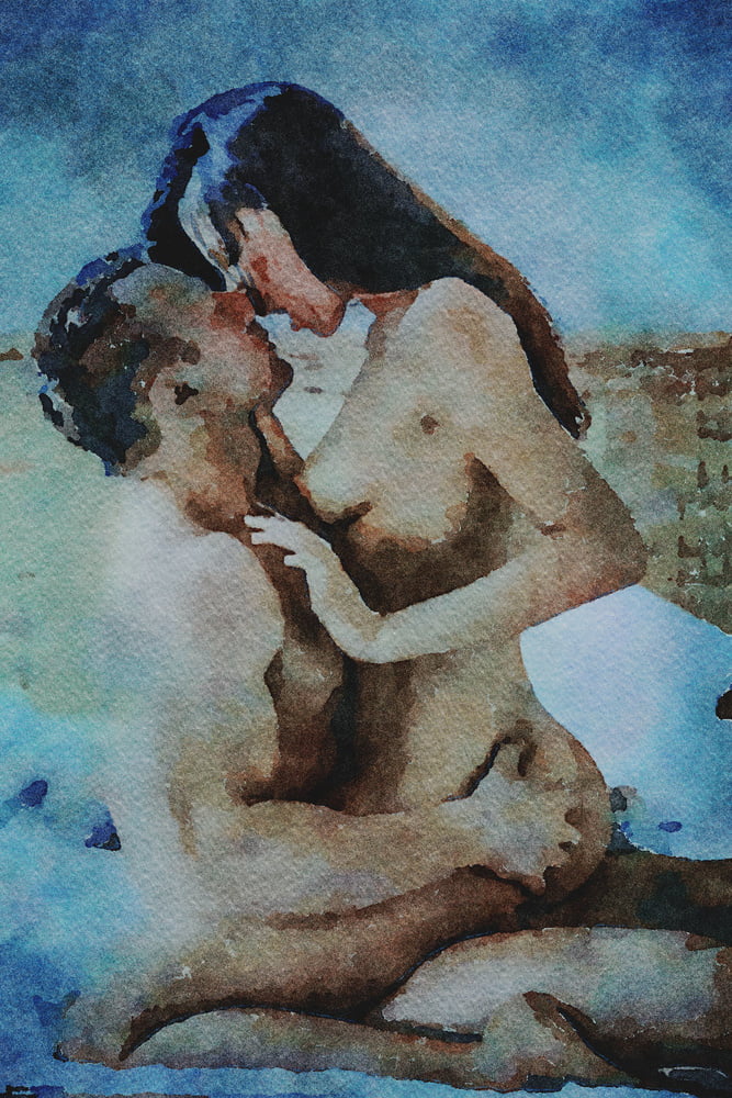 Erotic Digital Watercolor 59 #100194389