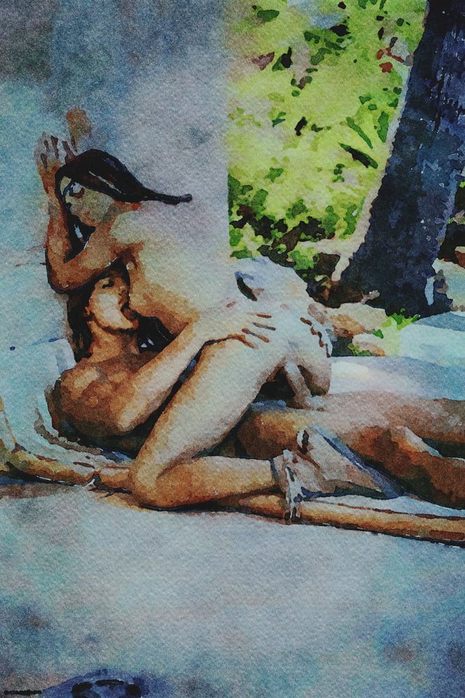 Erotic Digital Watercolor 59 #100194476