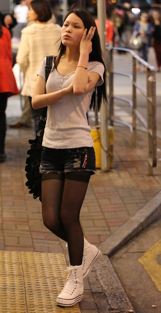 Street Pantyhose - Japanese Girls Part 2 #83071858
