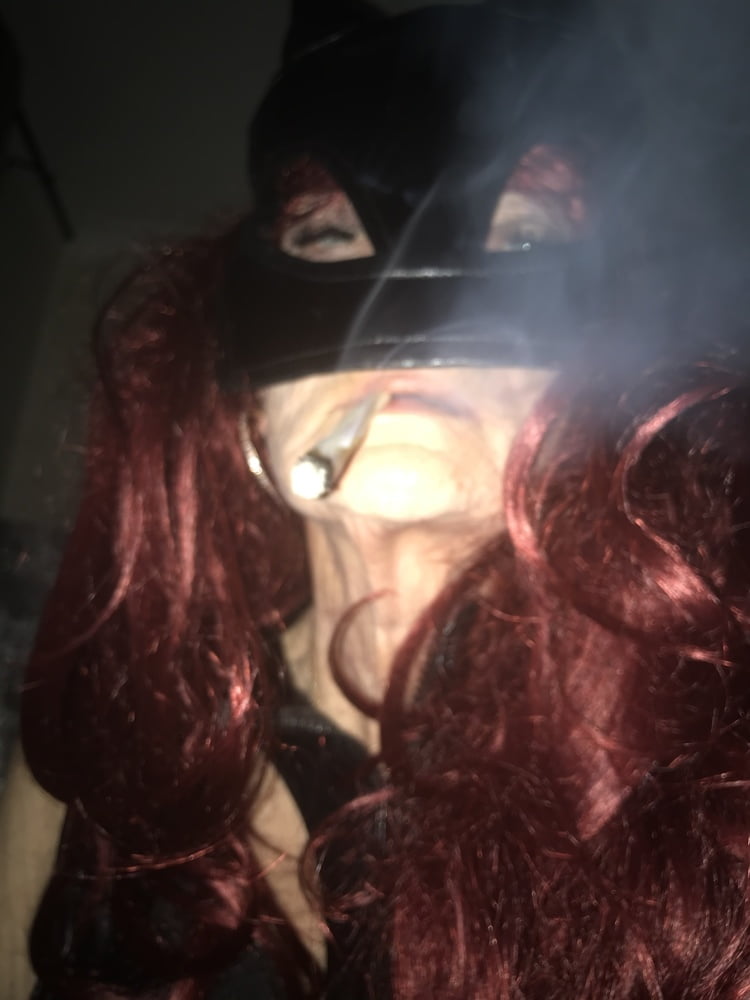 Smoking Mistress Blowjob Latex Mask #105510541
