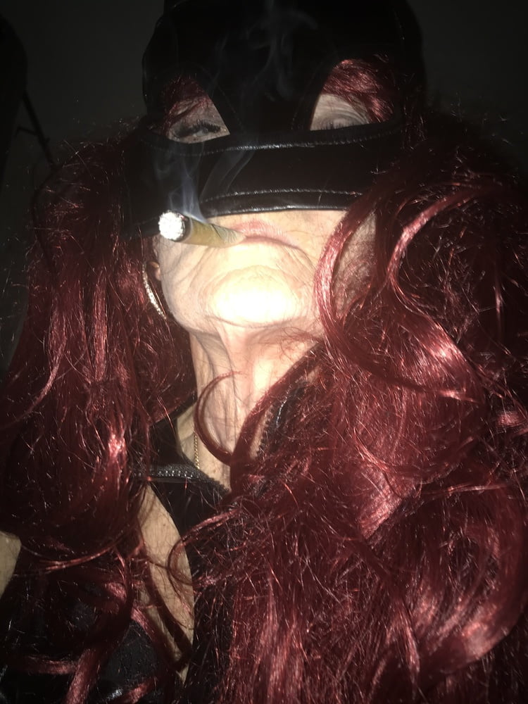 Smoking Mistress Blowjob Latex Mask #105510543