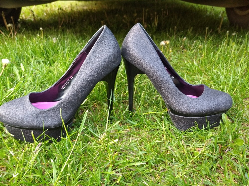 heels  glitter black #94566431