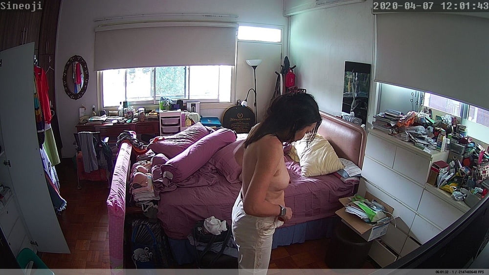 Asian mature hacked web cam #100721439