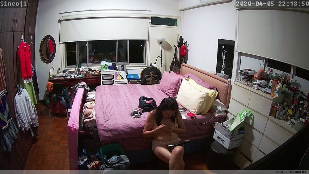 Asian mature hacked web cam #100721448